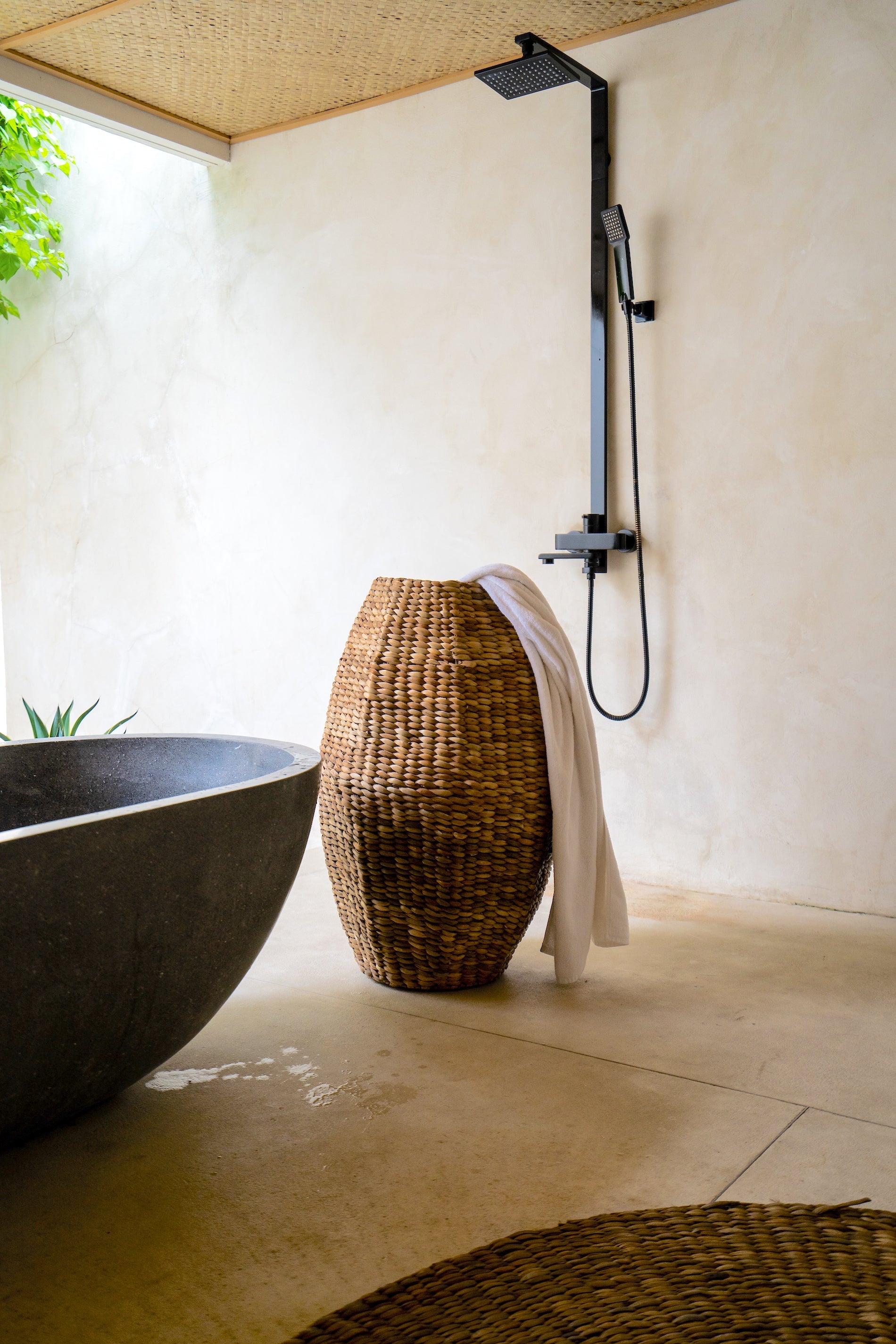 Water Hyacinth Vase - Eco Friendly Pot - Boho Style - Monnarita - handmade product