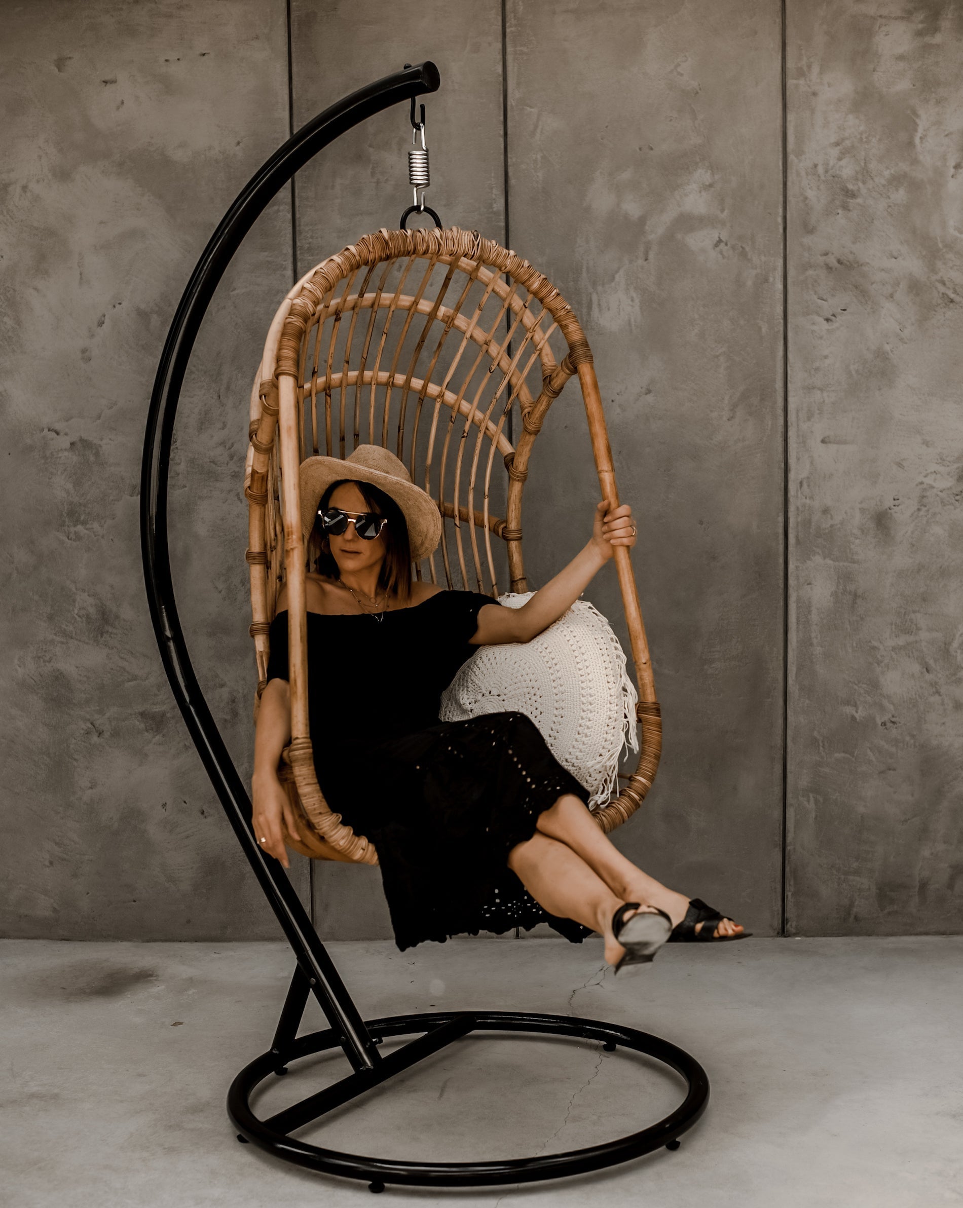 Hanging Chair Rattan - Rattan Furniture - Monnarita - handmade furniture