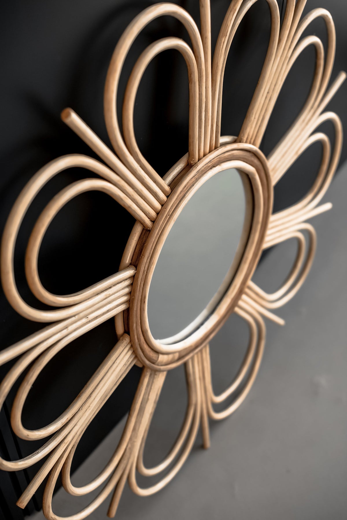 Rattan Mirror - Rattan Furniture - Boho Style Home Decor | Monnarita