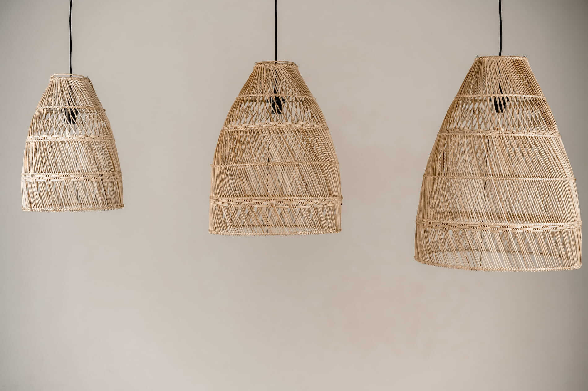 Rollo Rattan Lamp - Boho Style Lamp