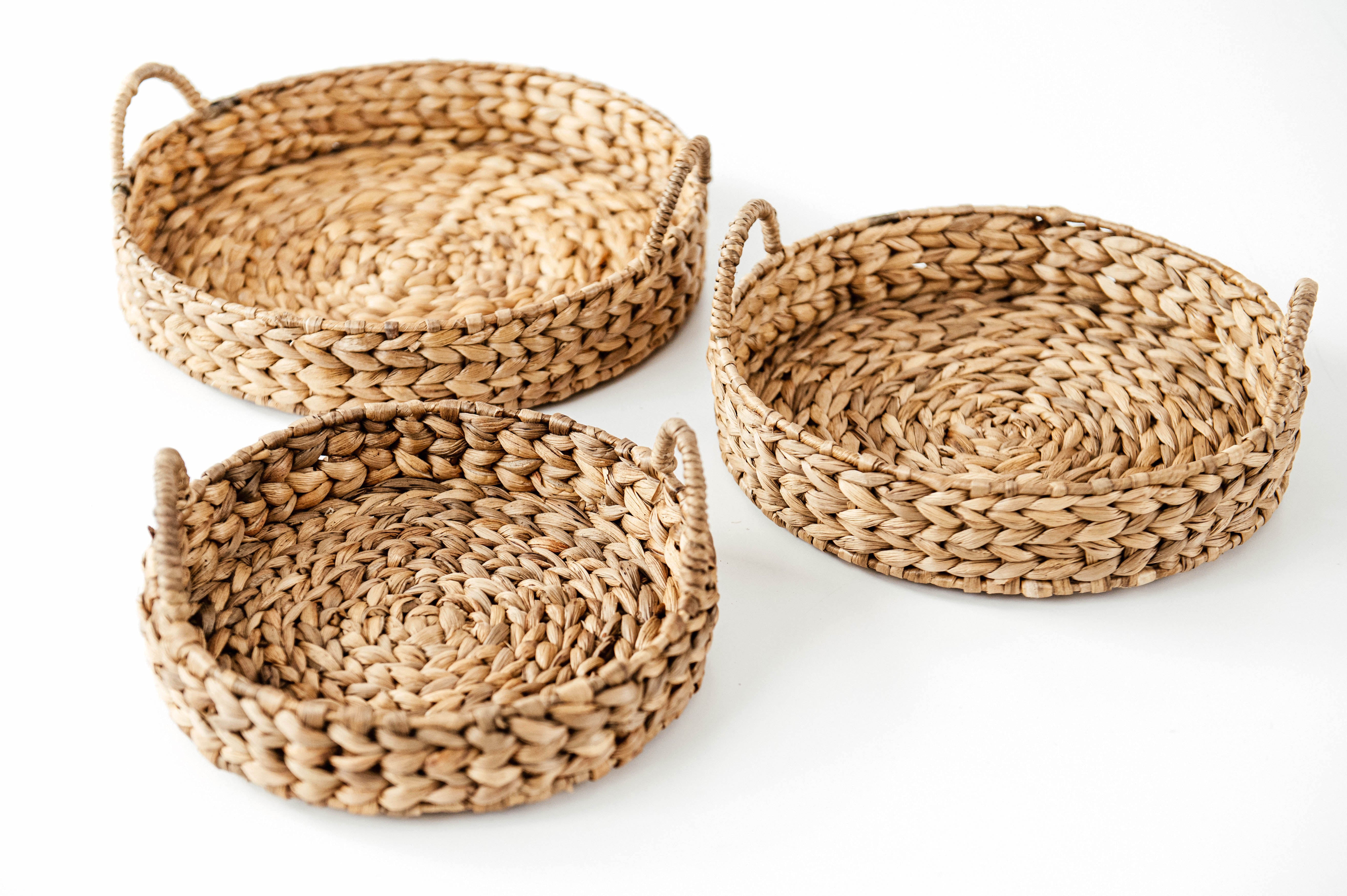 Coffee & Tea Tray Water Hyacinth - Eco Friendly products - Monnarita - handmade products