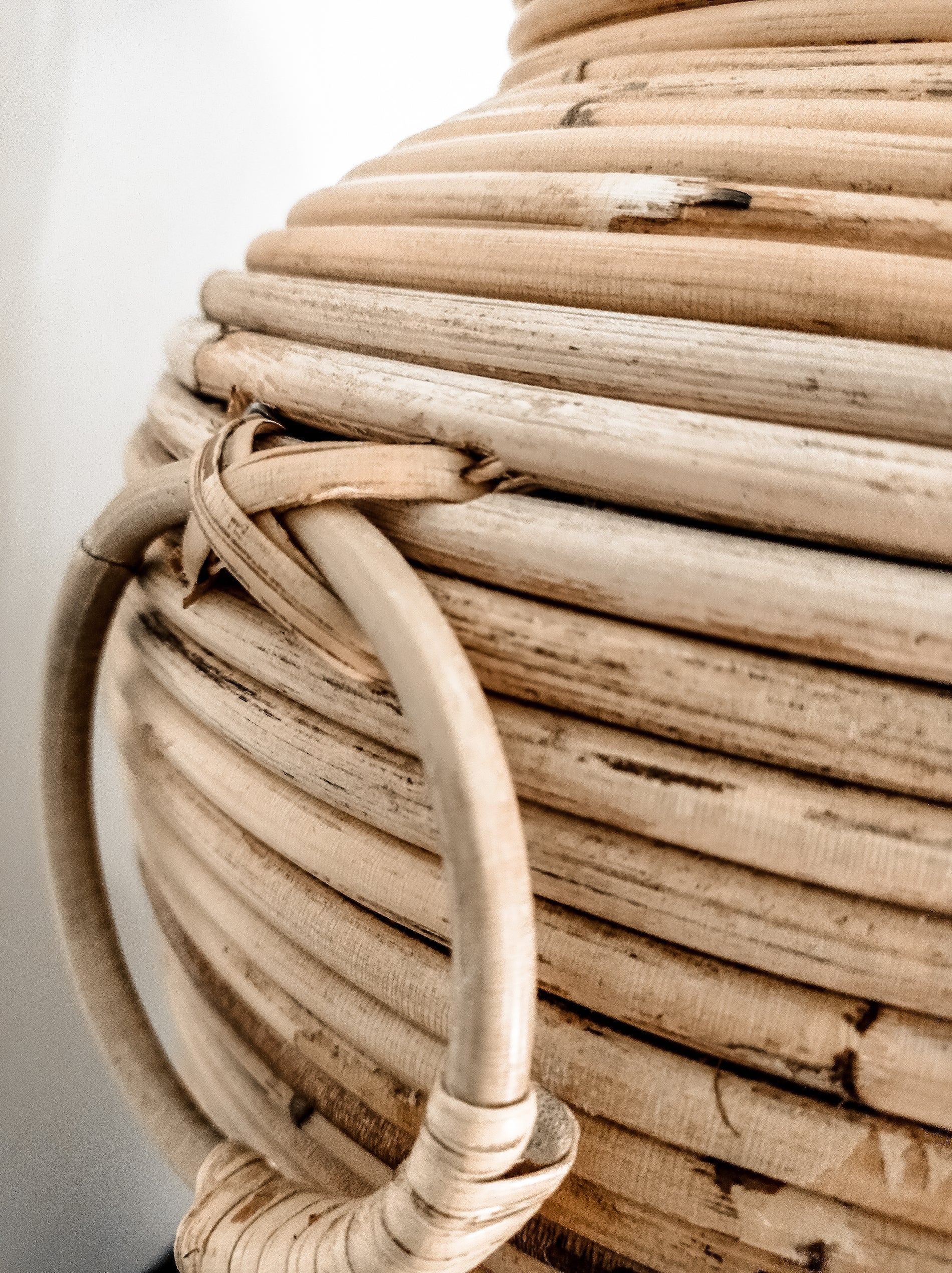 Rattan Vase - Rattan Furniture - Boho Style Decor - Monnarita - handmade decor