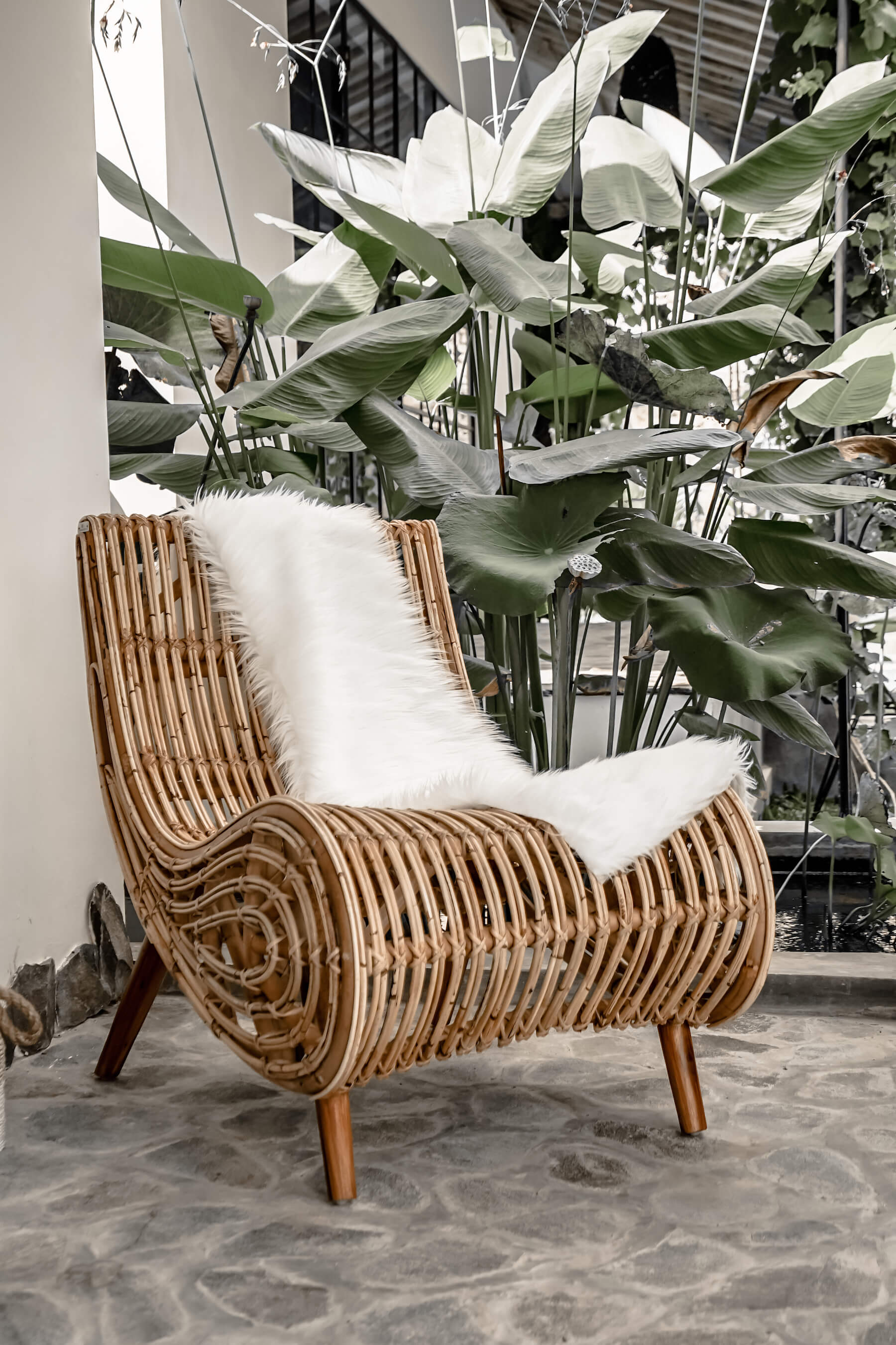 Rattan Chair - Rattan Furniture - Boho Style Chair | Monnarita