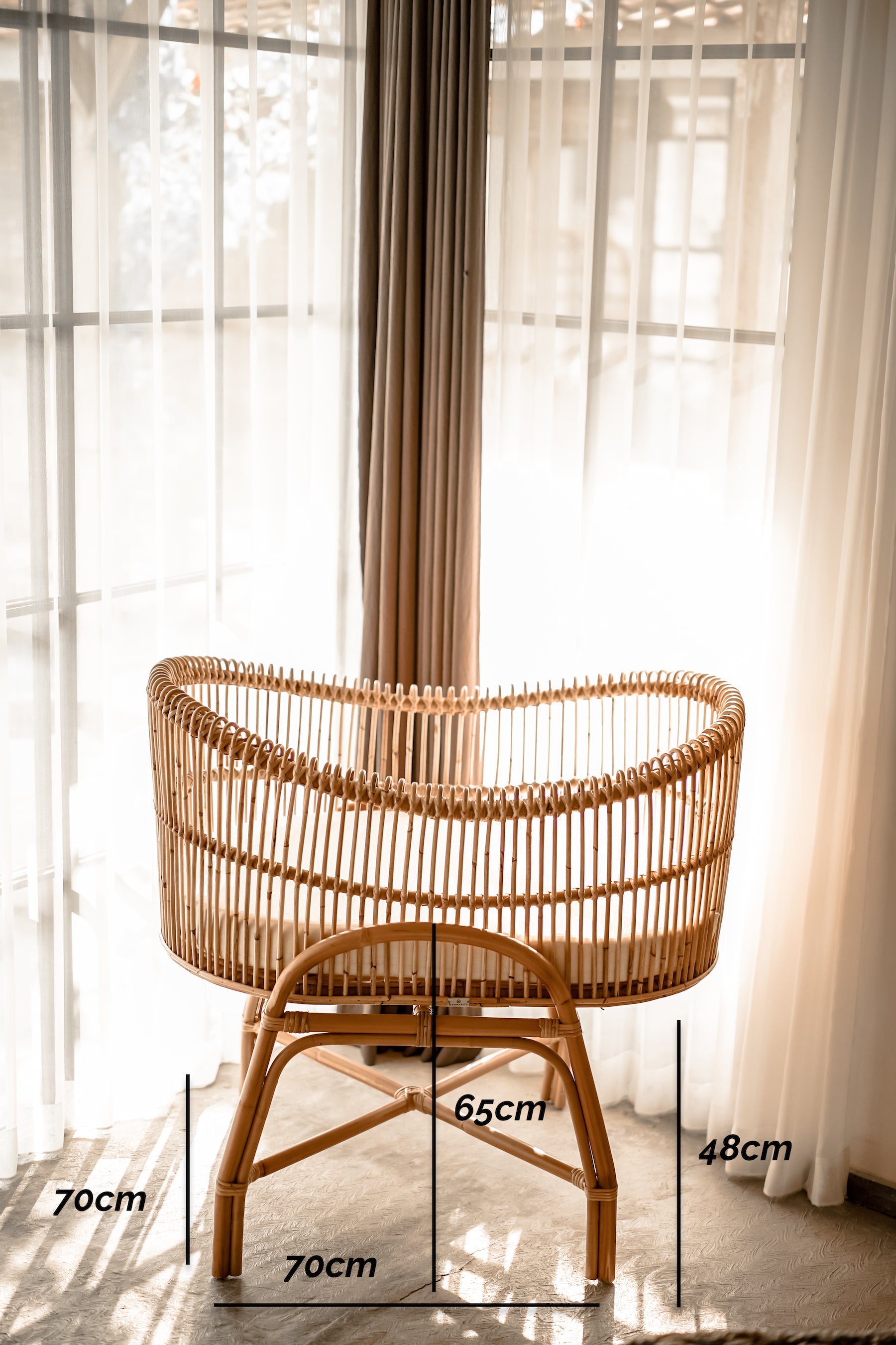 RATTAN CRIB NINO - Monnarita - Handmade products 