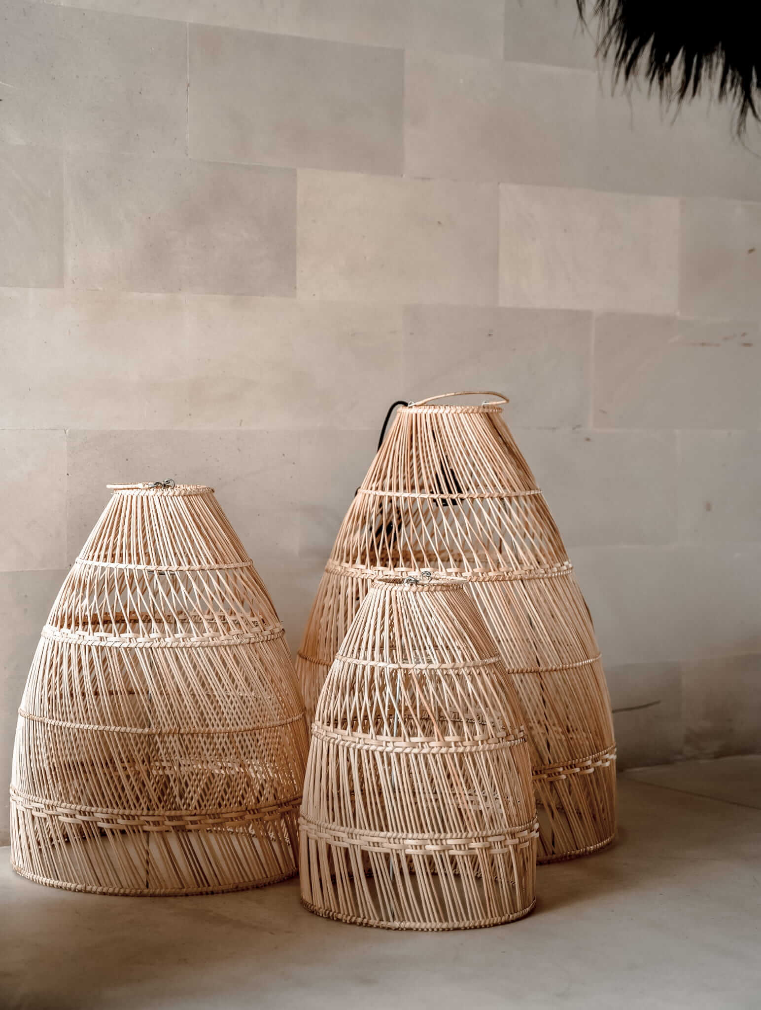 Rollo Rattan Lamp - Boho Style Lamp